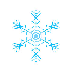 Isolated snowflake symbol. Snow icons. winter decoration pictograms. 