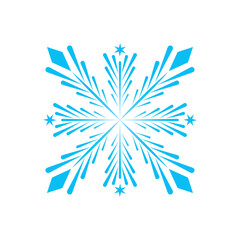 Isolated snowflake symbol. Snow icons. winter decoration pictograms. 