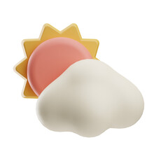 home screen weather illustration 3d