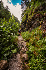 Mountain landscape in mountains, Juranova dolina - valley in The Western Tatras national park. Slovakia, oravice, Orava region. © Zedspider