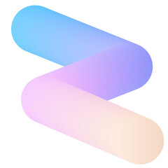 3D abstract liquid shapes element