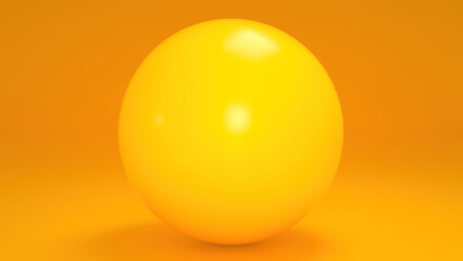Yellow ball plastic background,yellow background