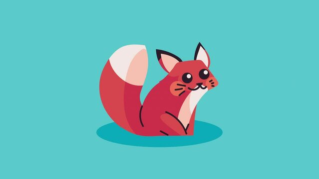 cute squirrel animal character animation