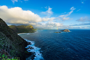 As the Sun Rises Over Oahu