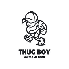Illustration vector graphic of Thug Boy, good for logo design
