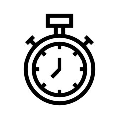 stopwatch line icon