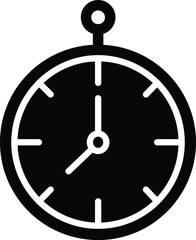 Clock Vector Icon Design Illustration