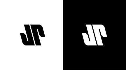 Letter jr junior logo design initial vector monogram icon style template
