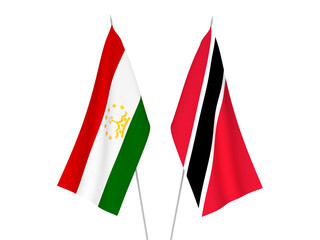 Tajikistan and Republic of Trinidad and Tobago flags