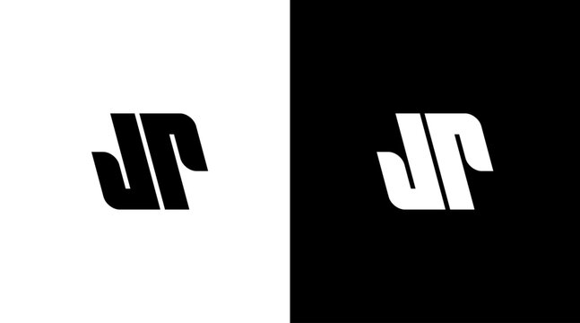 Letter jr junior logo design initial vector monogram icon style template