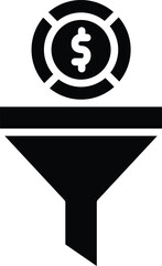 Funnel Vector Icon Design Illustration