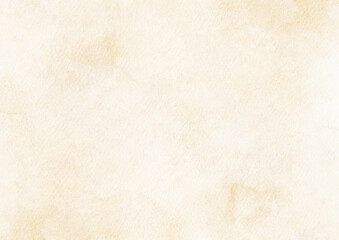Abstract old brown watercolor stains background on watercolor paper textured for design templates...