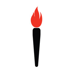 torch icon vector