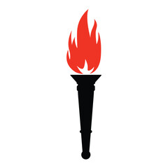 torch icon vector