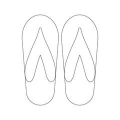 flip-flops logo vector