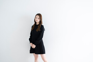 爽やかな若い女性