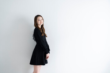 爽やかな若い女性