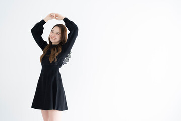 爽やかな若い女性