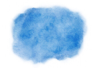 Abstract painted blue watercolor on paper texture background, Digital paint for template or any design