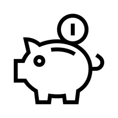 saving line icon