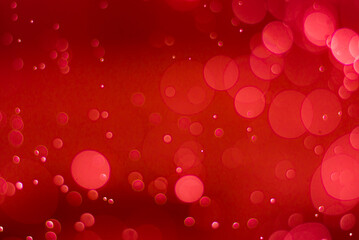 Abstract red bokeh background with soft blur bokeh light effect, background bokeh