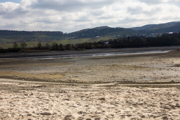 Ausgetrockneter see 