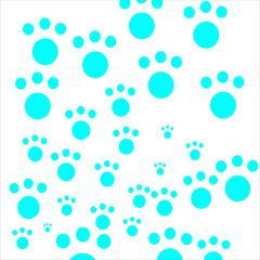 dog footprint design used as background pattern