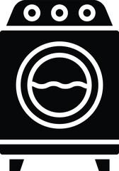 Washing machine Vector Icon Design Illustration