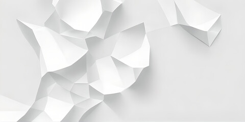 abstract white polygon background