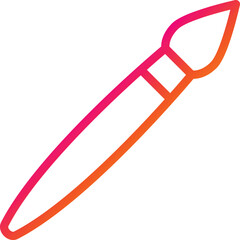 Brush Vector Icon Design Illustration