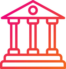 Bank Vector Icon Design Illustration
