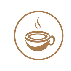 Coffee cup Logo Template vector icon illustration  design