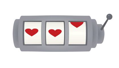 Winning spin slot. vector illustration