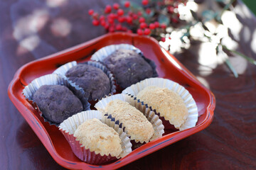 	手作りのおはぎ