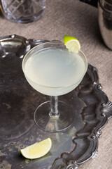 Daiquiri cocktail refreshing rum, lime and simple syrup drink