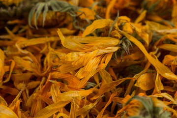 Calendula flowewr tea