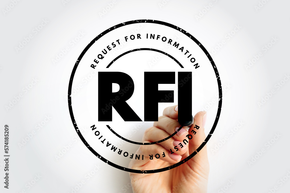Poster rfi request for information - common business process whose purpose is to collect written informatio