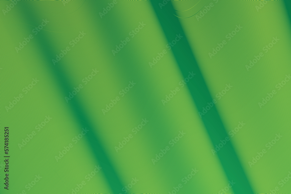 Poster green gradient wave abstract background. modern poster with gradient 3d flow shape. innovation backg