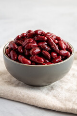 Red Organic Kidney Beans in brine.
