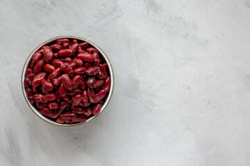 Red Organic Kidney Beans in brine.