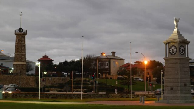 Semaphore Foreshore Evening Semaphore Clock Tower at Semaphore Esplanade Tower