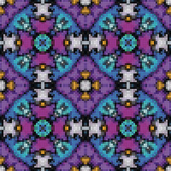 Ethnic boho seamless pattern. Traditional ornament. Folk motif. Textile rapport.