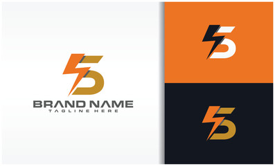 Letter  S Electric Logo