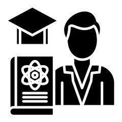 Teacher Male Glyph Icon