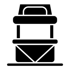 Food Stand Glyph Icon