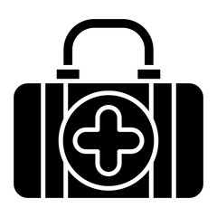 First Aid Kit Glyph Icon