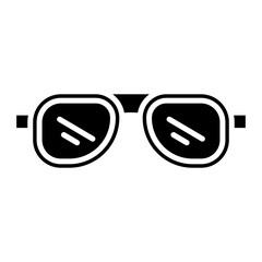 Sunglasses Glyph Icon