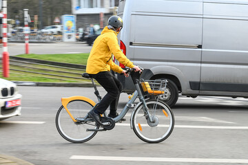 velo Belgique Bruxelles cycliste circulation 