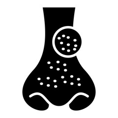 Blackhead Glyph Icon