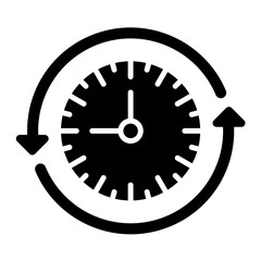 Sustainable Routine Glyph Icon